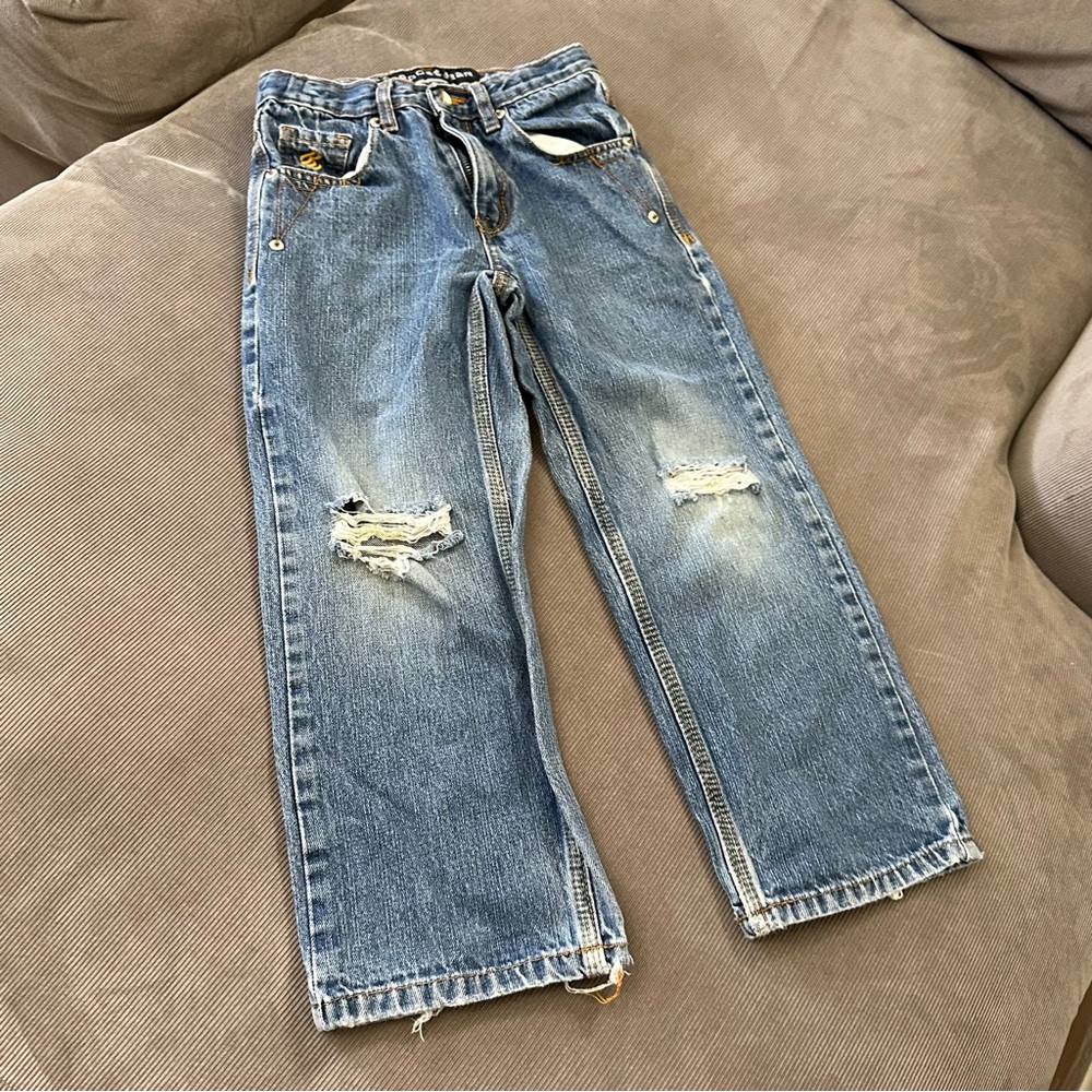 Lot Of 2 Rocawear Boys Jeans Straight Leg Original Fit Adjustable Waist Size 6 - Picture 3 of 13